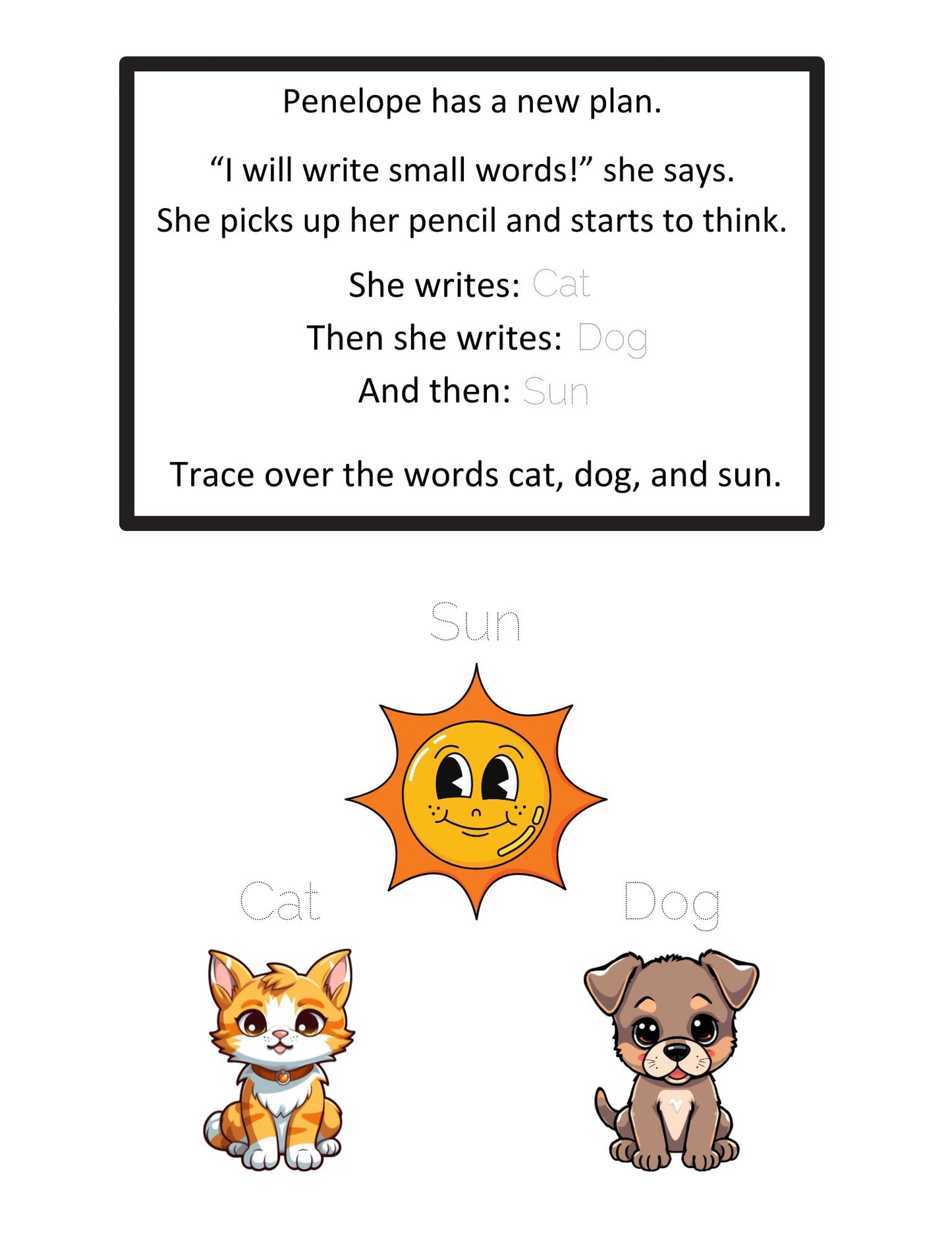 Joybird's Treehouse: Handwriting + Simple Sentences Workbook