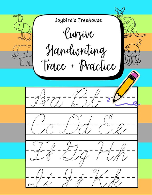 Joybird’s Treehouse: Cursive Handwriting + Trace & Practice